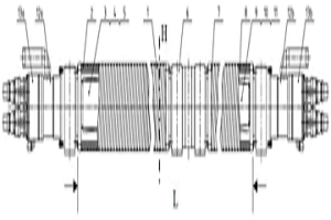 连铸板坯二冷区非对称分节辊式电磁搅拌装置