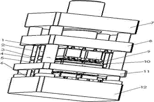 磁性材料压机模具保护结构