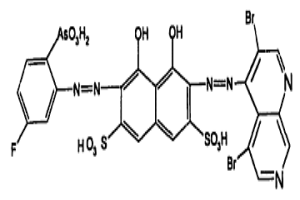 铈显色剂偶氮氟胂-DBNY及其合成和应用