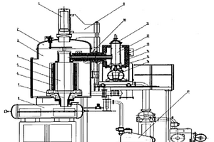 半连续真空感应加热镁还原炉