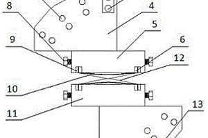 钢板电阻点焊双轴载荷加载试验装置