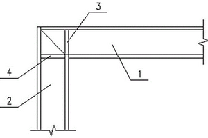 H型钢转角刚性连接节点