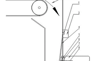皮带机溜槽口下料位置调节装置