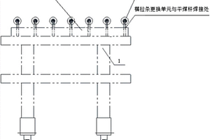 焦炉顶部横拉条更换装置