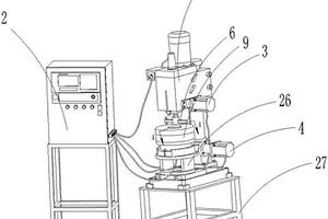 数控摩擦片圆弧开槽机及其开槽方法