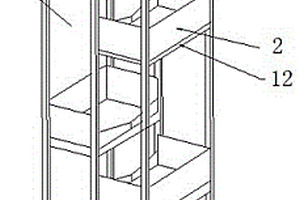 块状物料高落差跌落式转运储存系统及其方法