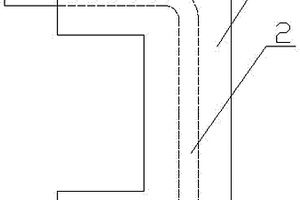 矿热炉用铜基体内铸入钢管的冷却板的铸造方法