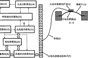 用于监测爆破片健康状态的无线阻抗监测系统