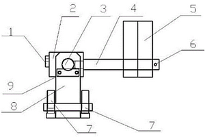 型钢粗轧机辊系上卫板配重装置