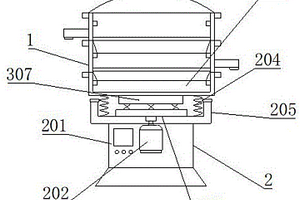 振动式筛选的组合型化工粉体过筛装置