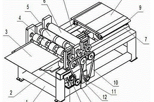 铜始极片滚剪送料装置