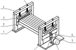 间距可调式金属薄板辊式矫平装置