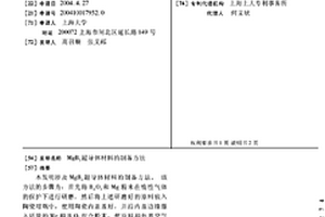 MgB2超导体材料的制备方法