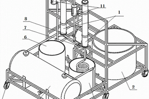 多级NACE管式膜浓缩重金属废水的试验装置