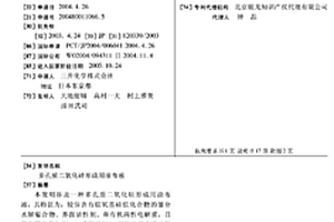 多孔质二氧化硅形成用涂布液