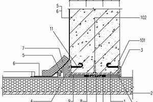 热力管道穿外墙预埋钢套管的防水施工方法及用于该方法的防水系统结构