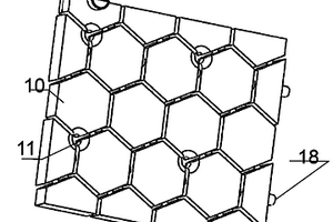 一体化制备多边形栅格蜂窝结构实芯功能板的模具与方法