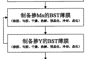 二元交替掺杂BST薄膜的制备方法