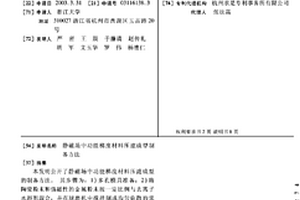 静磁场中功能梯度材料压滤成型制备方法