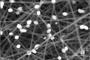 二硫化钨纳米球/碳纳米纤维复合材料的制备及应用