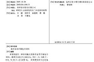 新型金基纤维复合材料