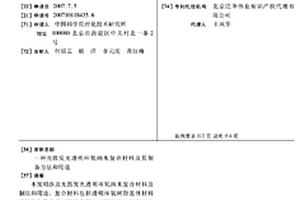 光致发光透明环氧纳米复合材料及其制备方法和用途