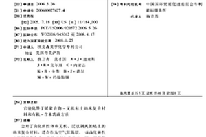 官能化异丁烯聚合物-无机粘土纳米复合材料和有机-含水乳液方法