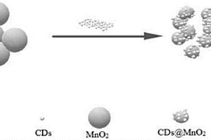 N-CDs@δ-MnO<sub>2</sub>纳米复合材料的制备方法及应用