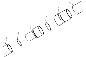 缠绕成型复合材料锥管各节之间的连接方法