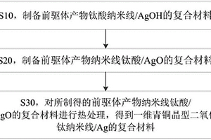 一维青铜晶型二氧化钛纳米线/Ag的复合材料及其制备方法