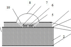 散热基板为类金刚石膜-铜复合材料的大功率发光二极管