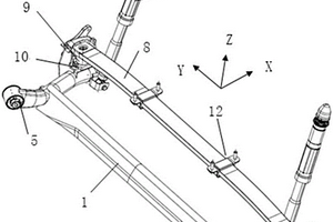 复合材料弹簧扭力梁车桥悬架总成