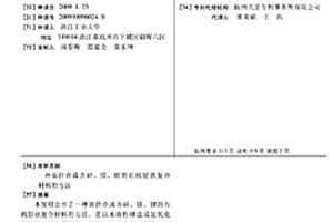 原位合成含硅、镁、锂的有机层状复合材料的方法