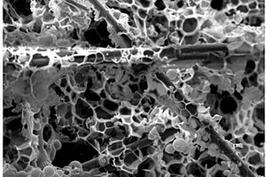 纤维增强纯无机阻燃泡沫复合材料及其制备方法