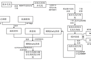 用于吸附降解海面油污的复合材料及其制备方法