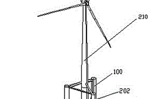 混合型浮式海上风机平台及其复合材料边柱的设计构造方法