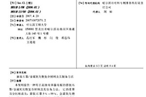 膨胀石墨/金属氧化物复合材料及其制备方法