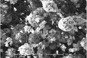 共掺杂的微米球‑碳纤维复合材料及其制备方法