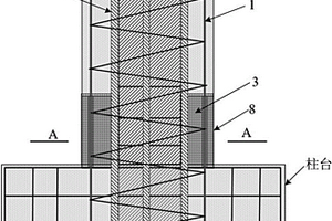 钢-纤维复合材料混凝土组合柱及其震后修复方法