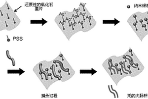 银/石墨烯抗菌复合材料的制备方法