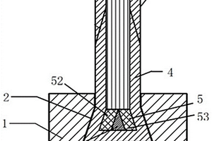 复合材料与金属部件燕尾槽一体化成型连接结构及方法