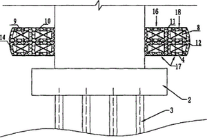 浮动式复合材料桥墩消能防撞组合装置