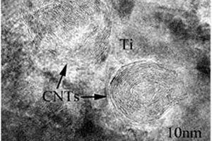 CNTs/Ti仿生微纳米叠层复合材料的制备方法