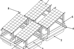 光伏发电用复合材料水上浮体架台系统及其制作流程