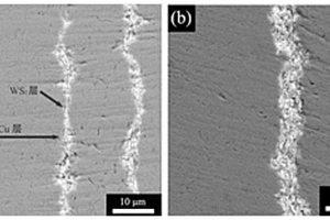 层状结构的铜-二硫化钨自润滑复合材料、制备方法及应用
