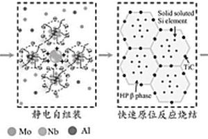 超细网状结构三硅化五钛和碳化钛增强钛基复合材料及其制备方法