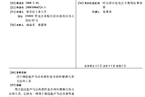 用于制造超声马达热塑性复合材料摩擦片的方法和工具