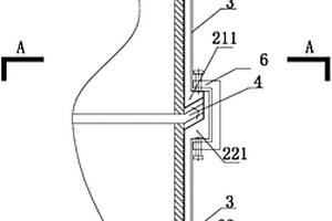 复合材料烟囱连接节点及方法