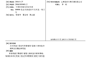 具有热加工稳定性的聚烯烃/蒙脱土纳米复合材料及其制法和用途