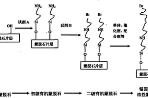 锚固插层改性蒙脱石的制备方法及其在聚合物基纳米复合材料中的应用